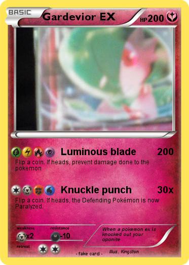 Pokemon Gardevior EX