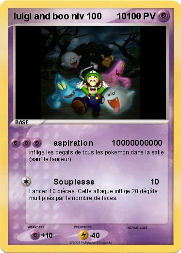 Pokemon luigi and boo niv 100      10