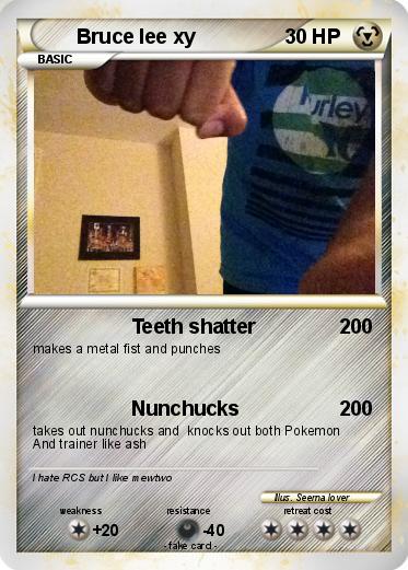 Pokemon Bruce lee xy