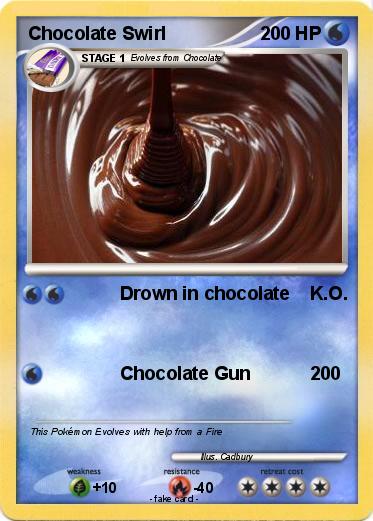 Pokemon Chocolate Swirl
