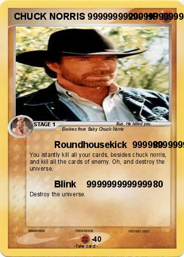 Pokemon CHUCK NORRIS 99999999999999999999999999999999999999999999999999999999