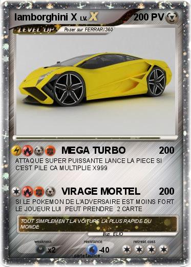 Pokemon lamborghini X