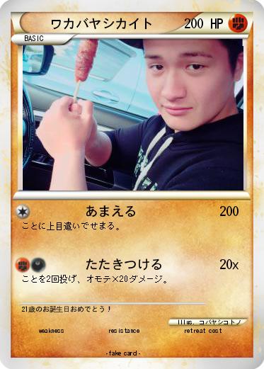 Pokemon ワカバヤシカイト