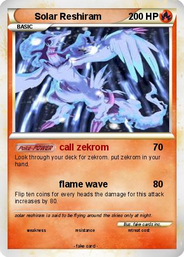 Pokemon Solar Reshiram