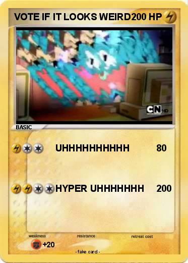 Pokemon VOTE IF IT LOOKS WEIRD