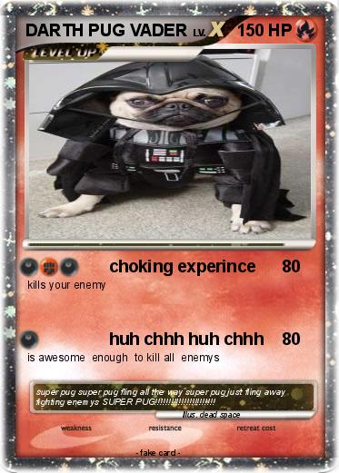 Pokemon DARTH PUG VADER