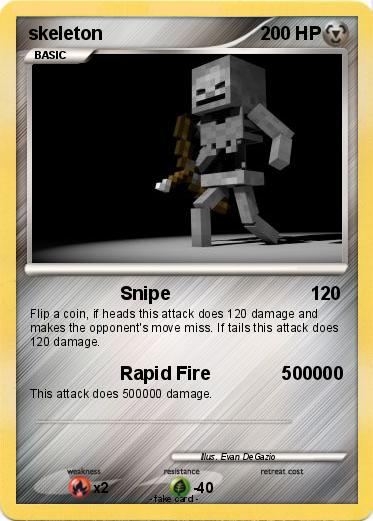 Pokemon skeleton