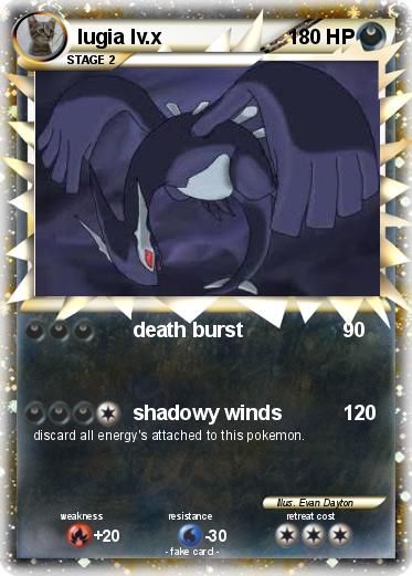 Pokemon lugia lv.x