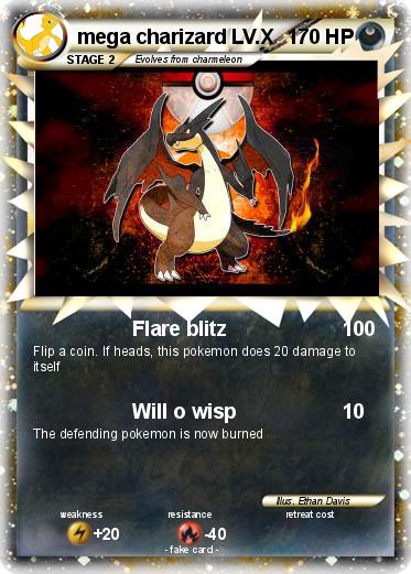 Pokemon mega charizard LV.X