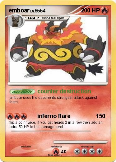 Pokemon emboar