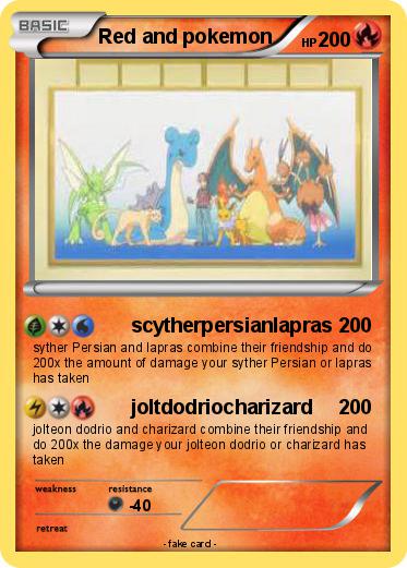Pokemon Red and pokemon