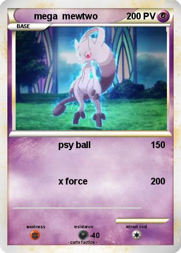 Pokemon mega  mewtwo