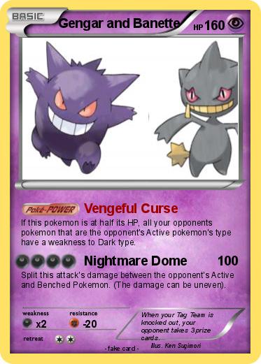 Pokemon Gengar and Banette