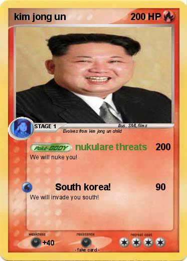 Pokemon kim jong un