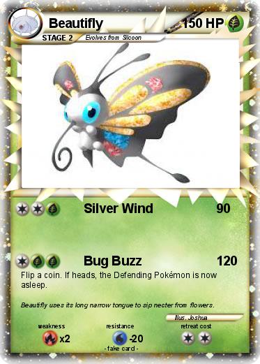 Pokémon Beautifly 43 43 Silver Wind My Pokemon Card