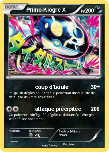 Pokemon Primo-Kiogre X