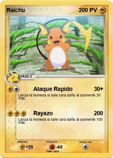 Pokemon Raichu