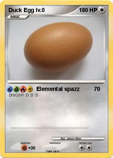 Pokemon Duck Egg lv.0
