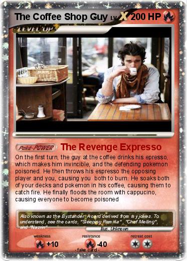 Pokemon The Coffee Shop Guy