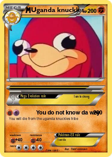Pokemon Uganda knuckles
