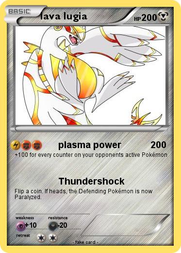 Pokemon lava lugia
