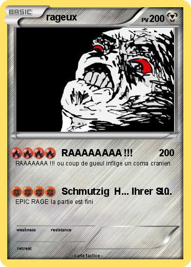Pokemon rageux