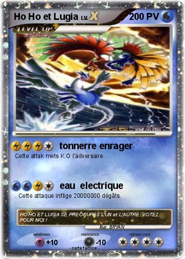 Pokemon Ho Ho et Lugia