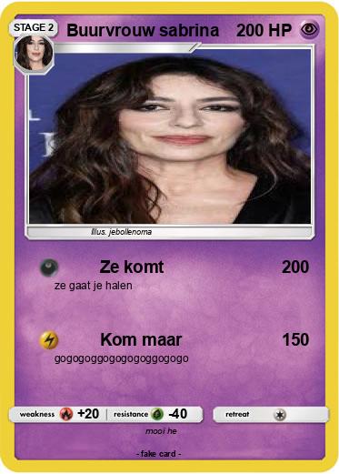 Pokemon Buurvrouw sabrina