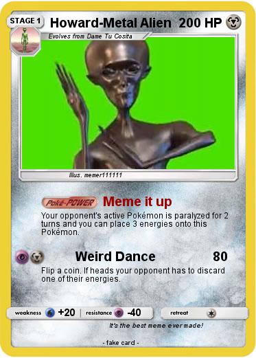 Pokemon Howard-Metal Alien