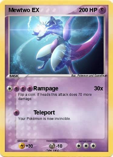 Pokemon Mewtwo EX