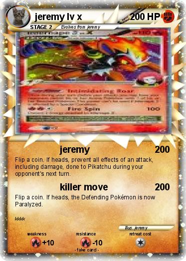Pokemon jeremy lv x