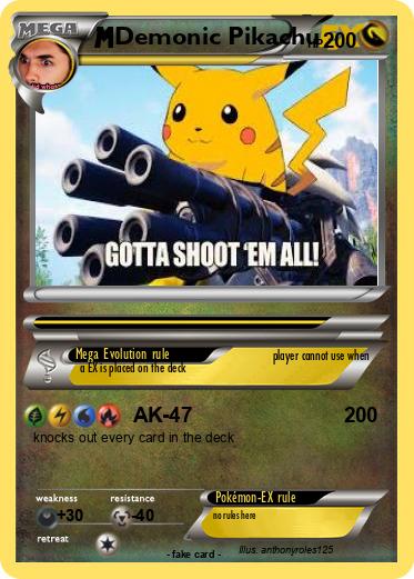 Pokemon Demonic Pikachu