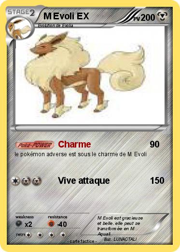 Pokemon M Evoli EX