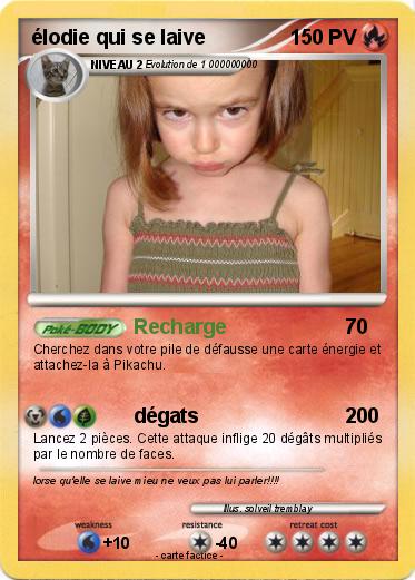 Pokemon élodie qui se laive