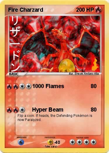 Pokemon Fire Charzard