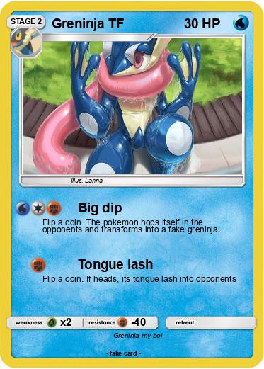 Pokemon Greninja TF