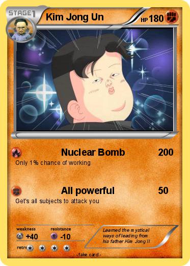 Pokemon Kim Jong Un