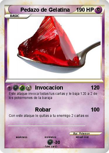 Pokemon Pedazo de Gelatina