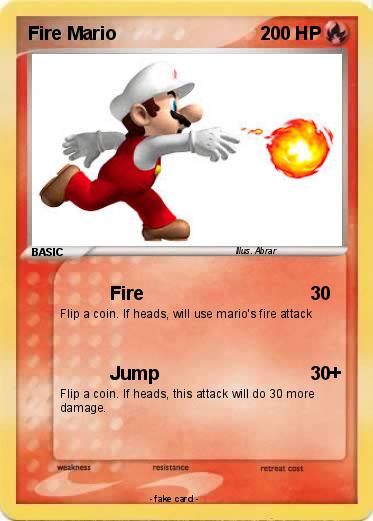 Pokemon Fire Mario