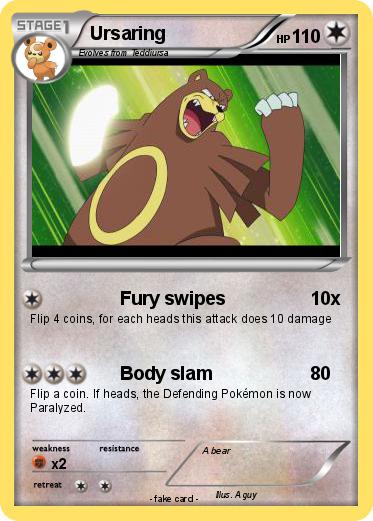 Pokemon Ursaring