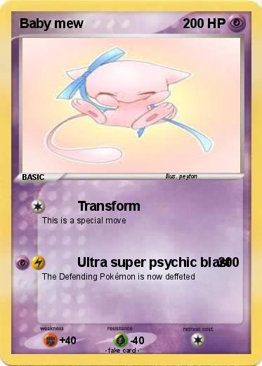 Pokemon Baby mew