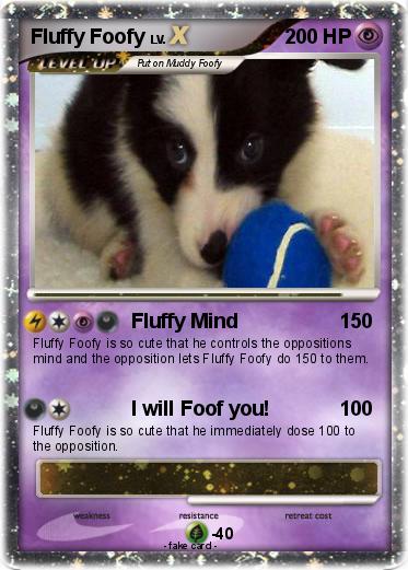 Pokemon Fluffy Foofy