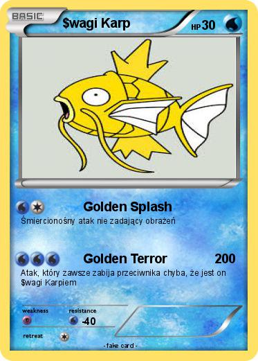 Pokemon $wagi Karp