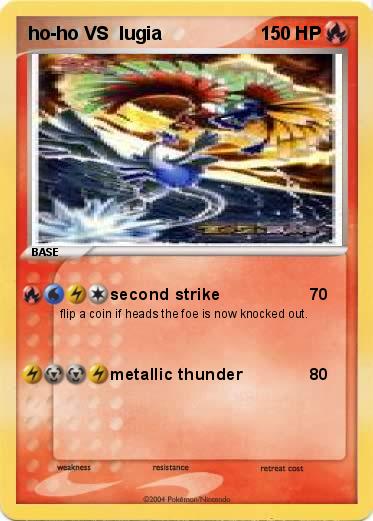 Pokemon ho-ho VS  lugia