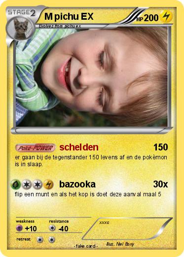 Pokemon M pichu EX
