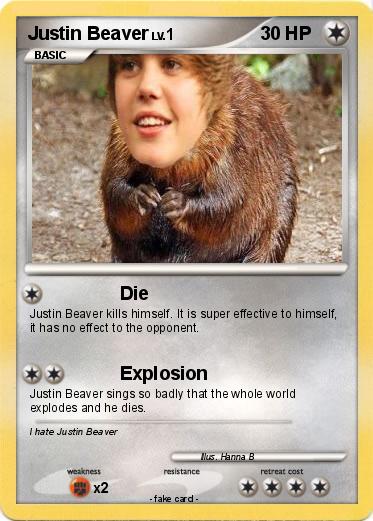 Pokemon Justin Beaver
