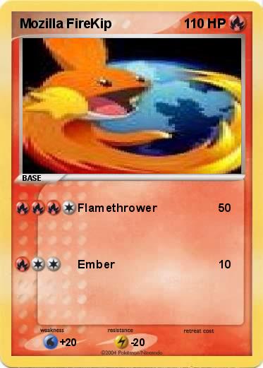 Pokemon Mozilla FireKip
