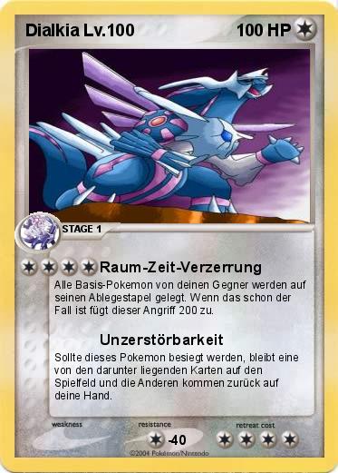 Pokemon Dialkia Lv.100