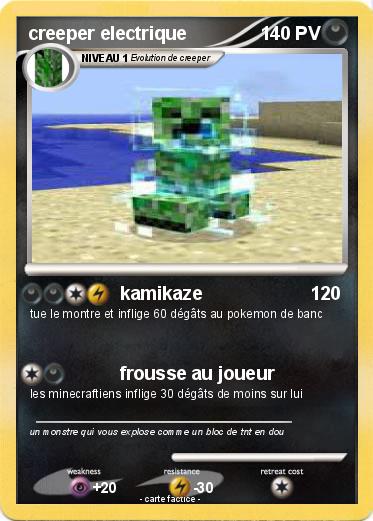 Pokemon creeper electrique