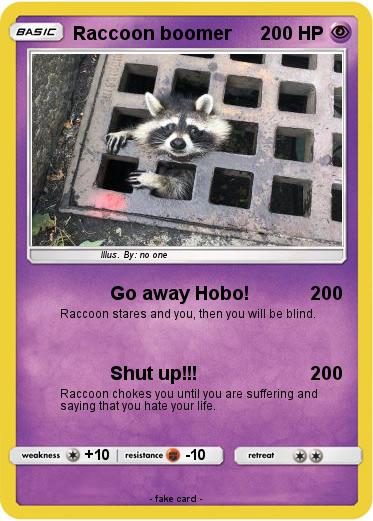 Pokemon Raccoon boomer